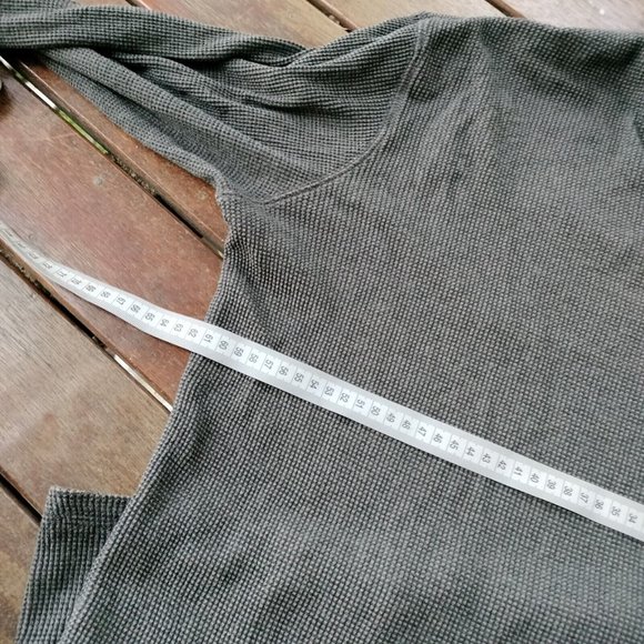 Billabong Size XL Jumper Black Knit Pullover Thermal Hooded Hippie Winter Casual - Picture 10 of 11